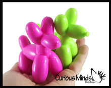 Load image into Gallery viewer, 1 Mini Balloon Dog Doh Filled Stress Ball - Cute Squishy Sen
