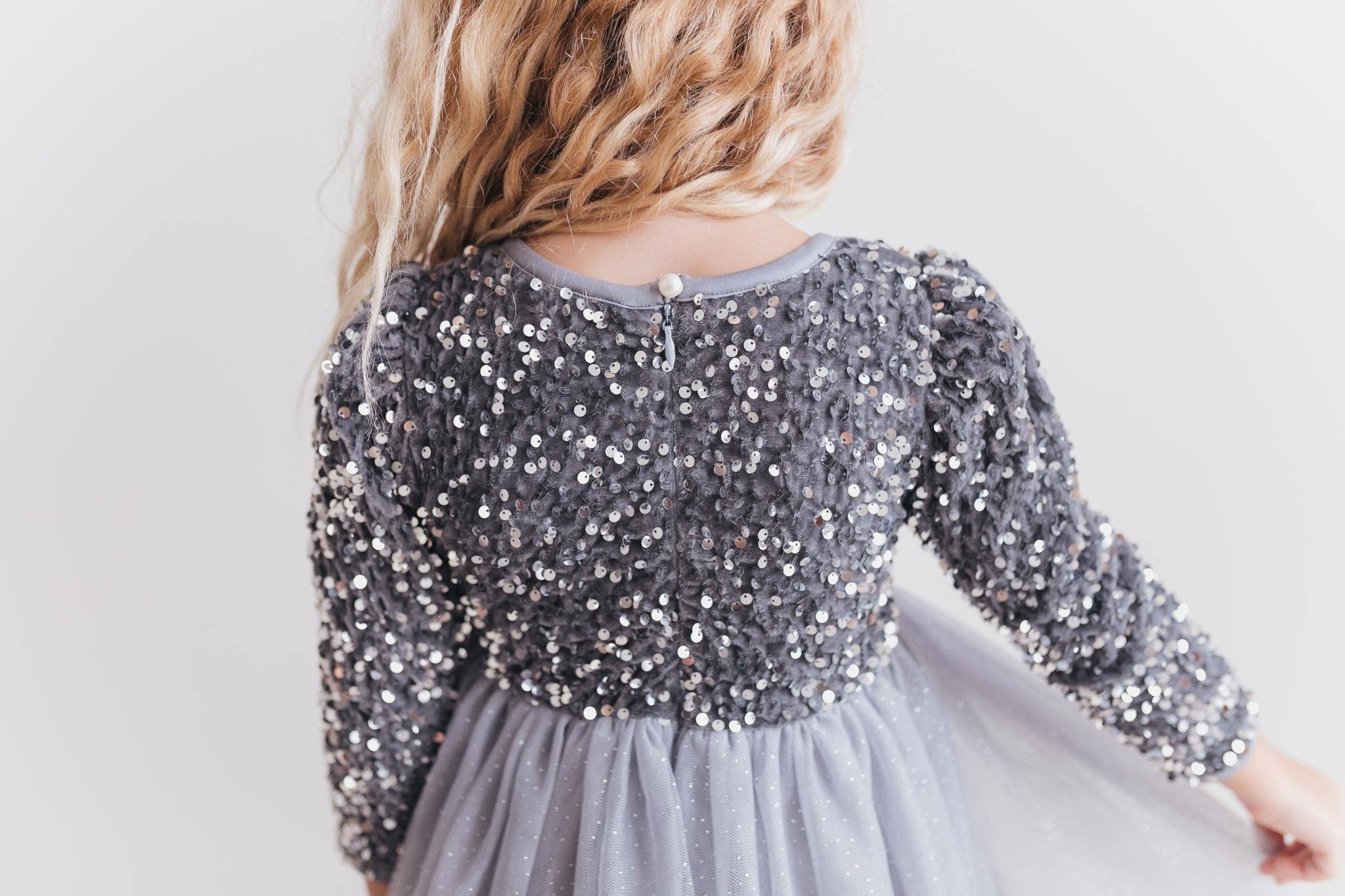 Silver Holiday Fancy Sparkle Tulle Winter Dress Silver Holiday Fancy Sparkle Tulle Winter Dress