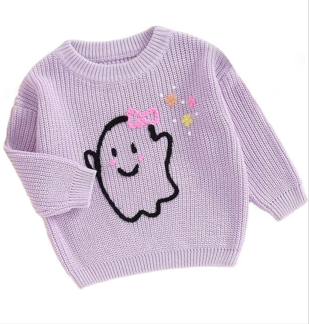 Lavender Ghost Sweater