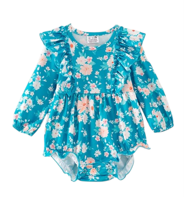 Ruffle Floral Bodysuit