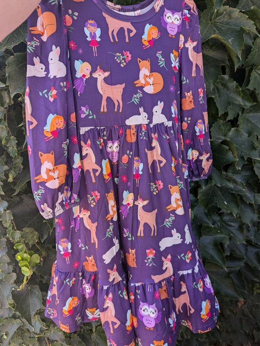 Woodland Story Twirl Dress