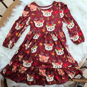 Oh deer! Twirl Dress