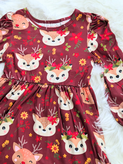 Oh deer! Twirl Dress