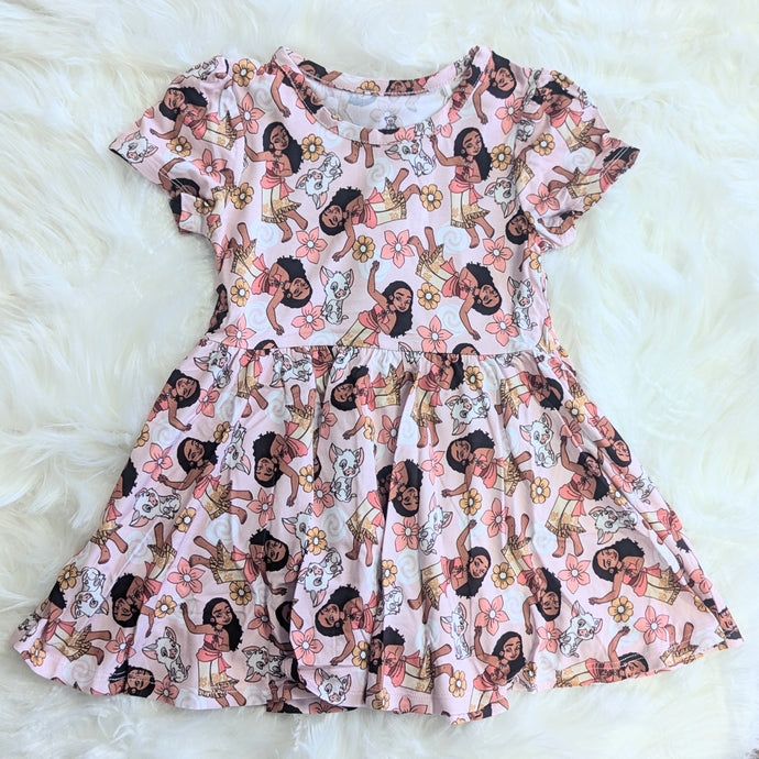 Ocean Bamboo Twirl Dress