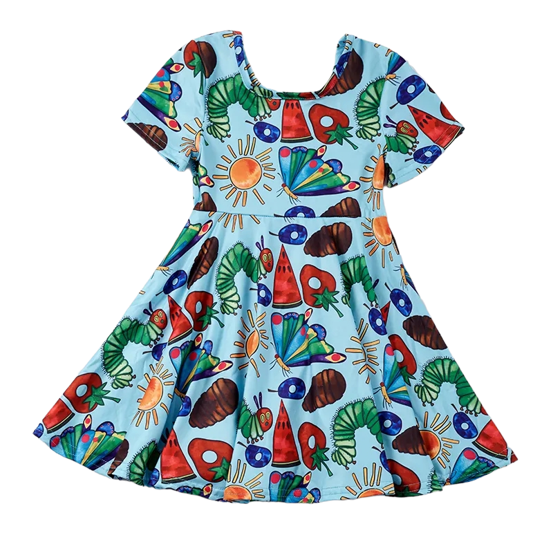 Hungry Caterpillar Dress – The Poppy Sage Children's Boutique