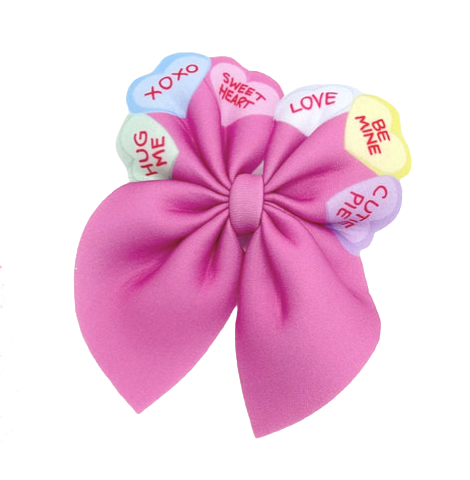 Candy Heart Bubble Bow