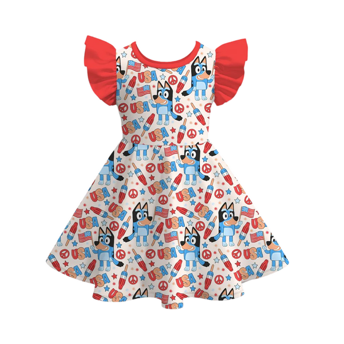 Blue Dog USA Dress