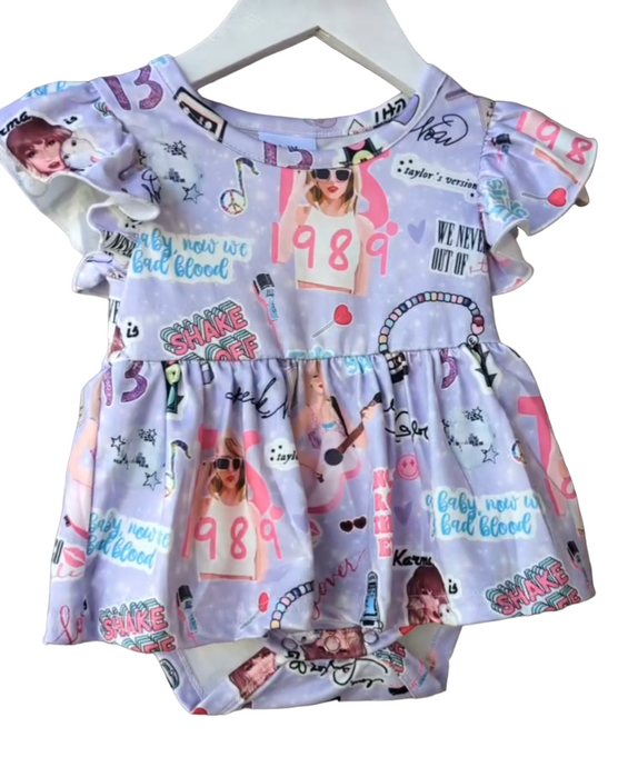 Purple Swiftie Infant Twirl Bodysuit