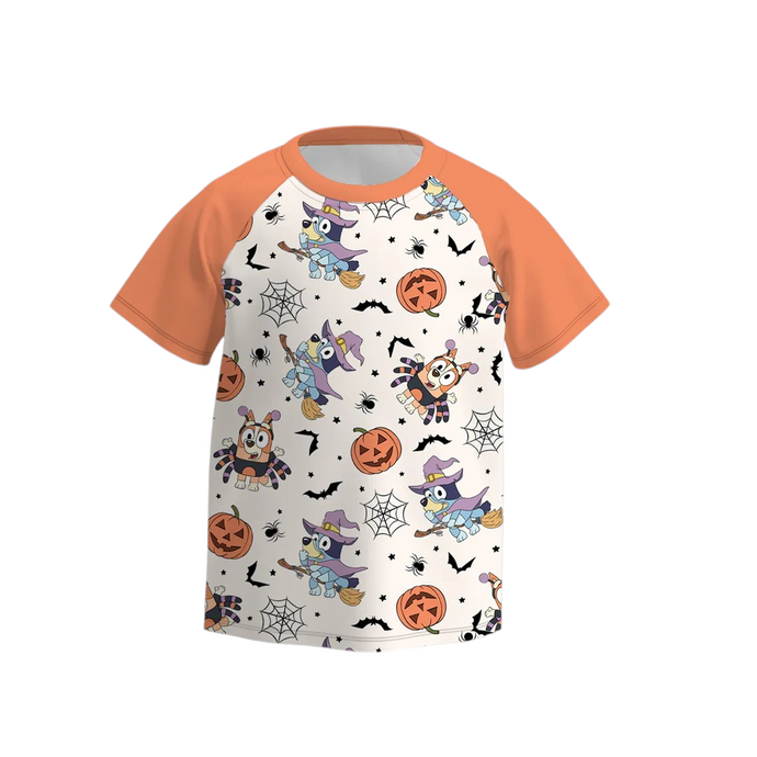 Halloween Tee with Blue Dog