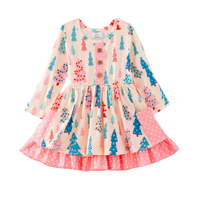 Christmas Tree Twirl Romper and Dress