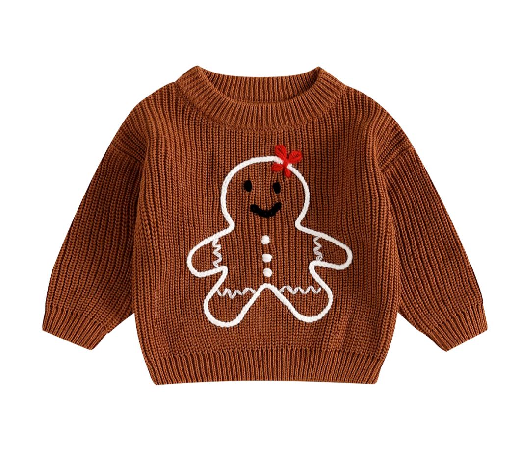 Brown Gingerbread Sweater