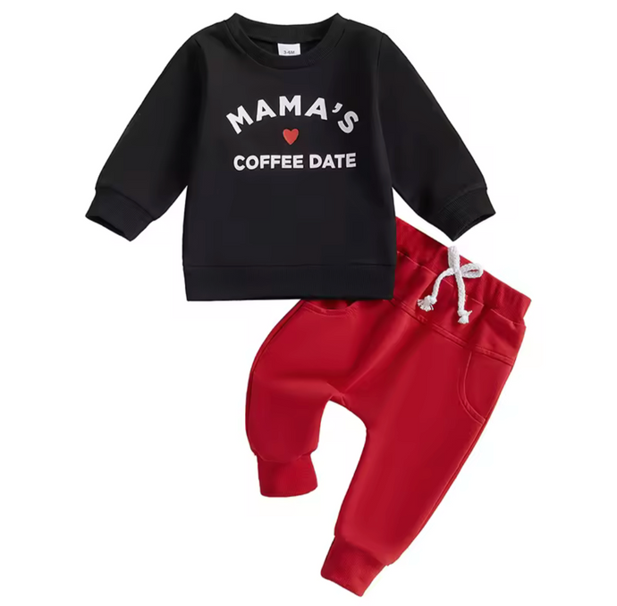 Mama's Coffee Date Jogger Set