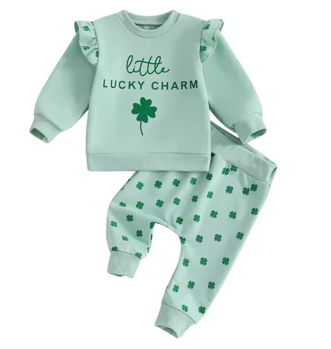 Little Lucky Charm Jogger Set