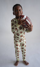 Load image into Gallery viewer, Football Two-Piece Bamboo Pajamas