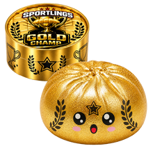 Load image into Gallery viewer, Fun Doh Sports Dumpling Squishy Fidget Toy