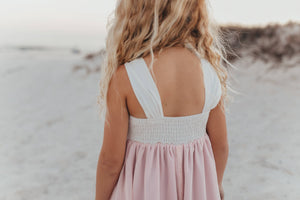 Hi-Lo Frills Lavender Ombre Tiered Dress