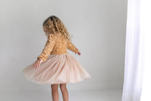 Load image into Gallery viewer, Champagne Holiday Fancy Sparkle Tulle Dress