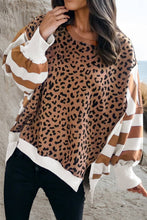 Load image into Gallery viewer, Women's Lavender Leopard Sweatshirt