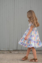 Load image into Gallery viewer, Garden Floral Flutter Sleeve Twirl Dress