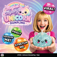 Load image into Gallery viewer, Fun Doh Unicorn Mystery Dumpling Squishy Toy