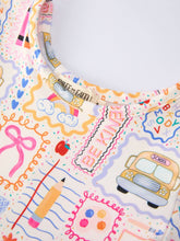 Load image into Gallery viewer, Back to School Short Sleeve Dress