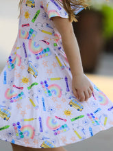 Load image into Gallery viewer, Colorful Back-to-School Dress