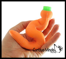Load image into Gallery viewer, Sand Filled Squishy Carrot
