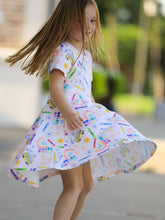 Load image into Gallery viewer, Colorful Back-to-School Dress
