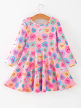 Load image into Gallery viewer, Rainbow Candy Heart Dress