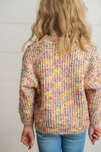 Rainbow Confetti Sweater