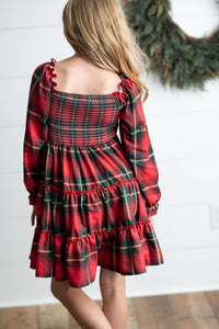 Plaid Smocked Dress