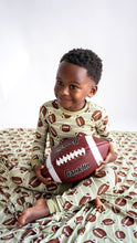 Load image into Gallery viewer, Football Two-Piece Bamboo Pajamas