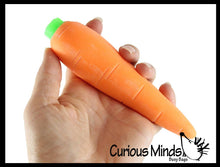 Load image into Gallery viewer, Sand Filled Squishy Carrot