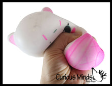 Load image into Gallery viewer, 1 Bunny Ice Cream Cone - Soft Creamy Doh Filled Squeeze Stre