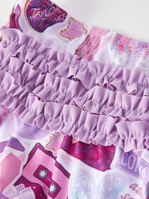 Load image into Gallery viewer, Purple TS Girls Swimsuit