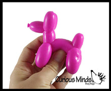 Load image into Gallery viewer, 1 Mini Balloon Dog Doh Filled Stress Ball - Cute Squishy Sen
