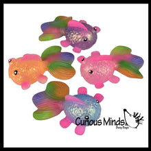 Load image into Gallery viewer, 1 Sugar Gold Fish Shaped Ball - Thick Glue/Gel Syrup
