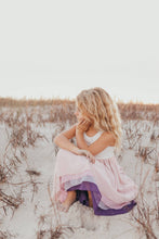 Load image into Gallery viewer, Hi-Lo Frills Lavender Ombre Tiered Dress