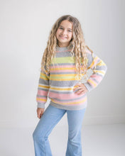 Load image into Gallery viewer, Striped Fuzzy Sweater