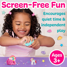Load image into Gallery viewer, Sensory Mini Play Kit Jar with Cloud Clay: Unicorn Theme