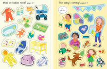 Load image into Gallery viewer, First Sticker Book The New Baby : Usborne