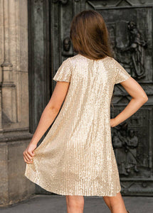 Chele Dress in Champagne