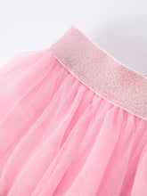 Load image into Gallery viewer, Christmas Tutu Skirt – Pink with Gingerbread &amp; Candy