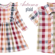 Load image into Gallery viewer, Autumn Plaid Dress and Shirt