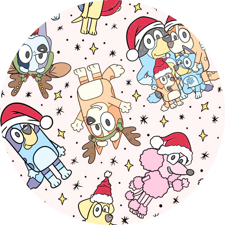 Merry & Bright Presents & Pups Bamboo