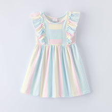 Load image into Gallery viewer, Pastel Rainbow Stripe Dress and Romper