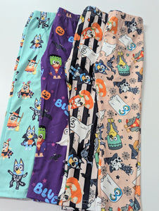 Blue Dog Halloween Leggings