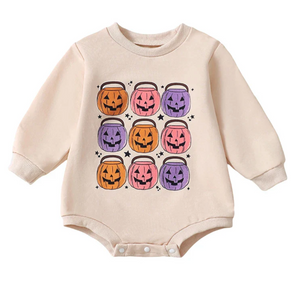 Candy Pumpkin Romper