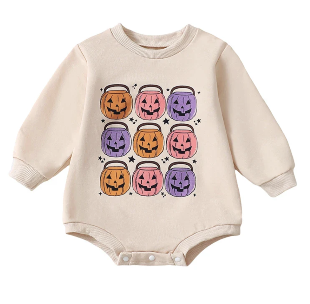 Candy Pumpkin Romper