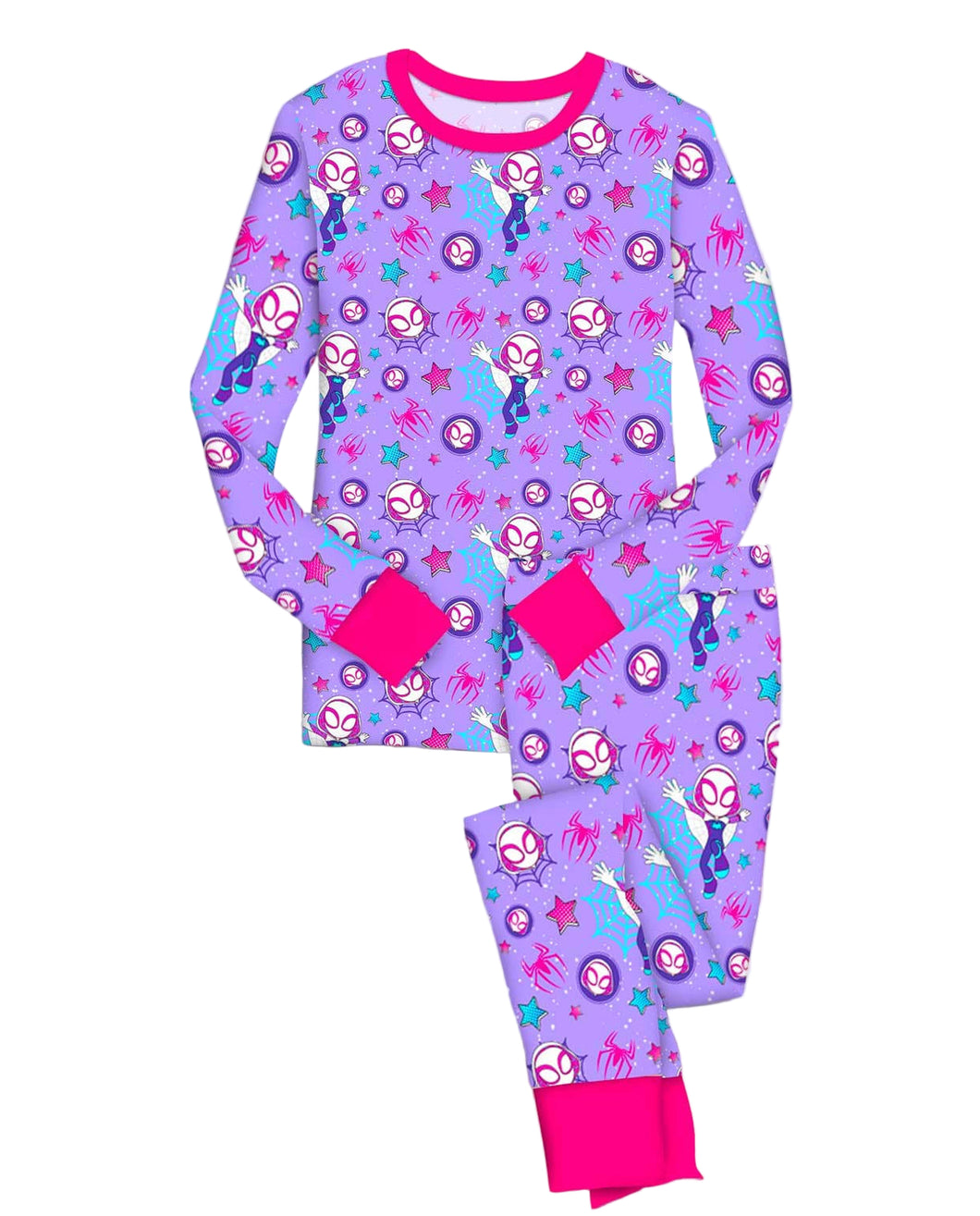 Ghost Spider - Bamboo Long Sleeve Lounge Set